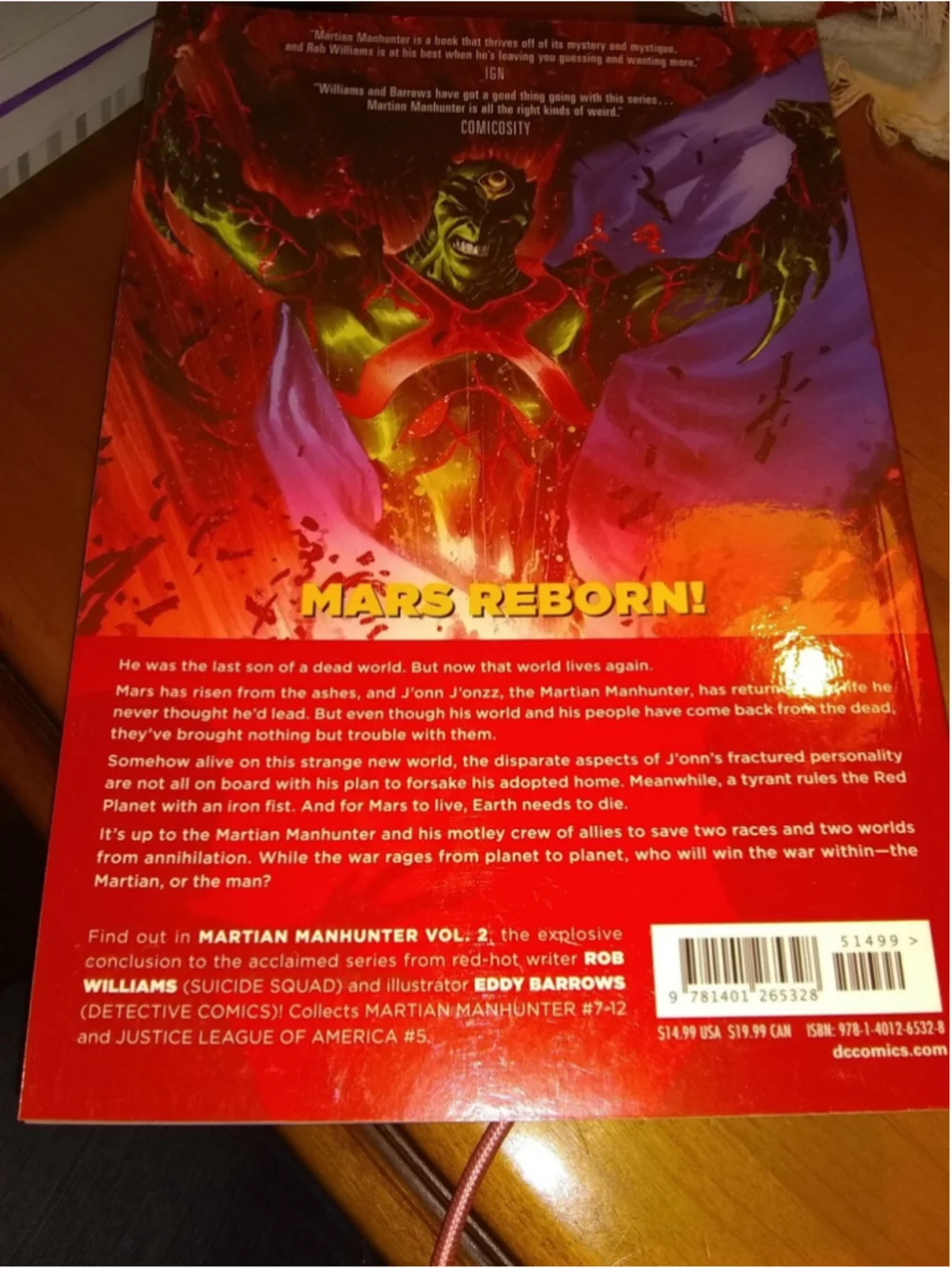 MARTIAN MANHUNTER VOL 2 THE RED RISING Softcover brand new A3.464
